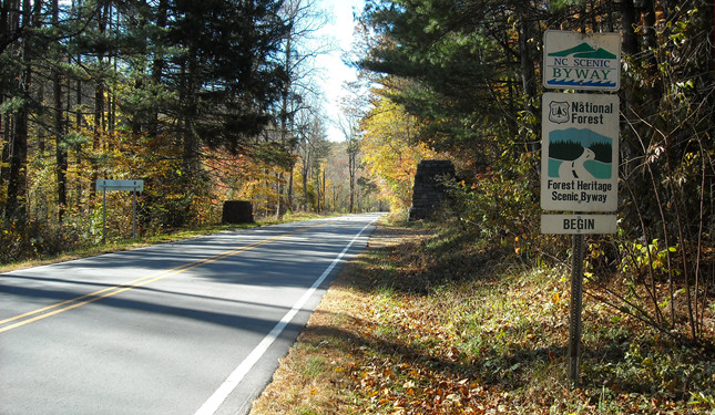 Image of a national scenic byway